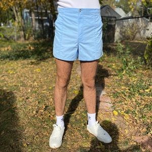 Vintage Weeds Mens Blue Shorts